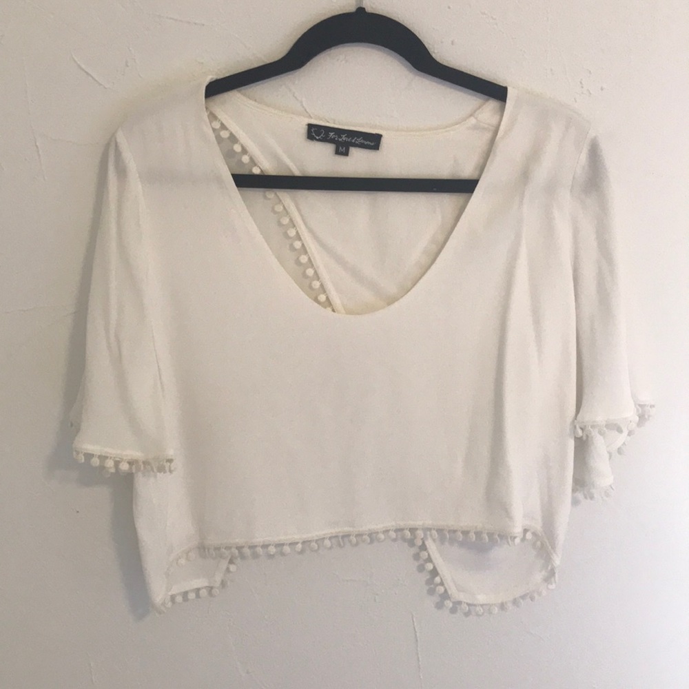 For Love and Lemons Crop Top